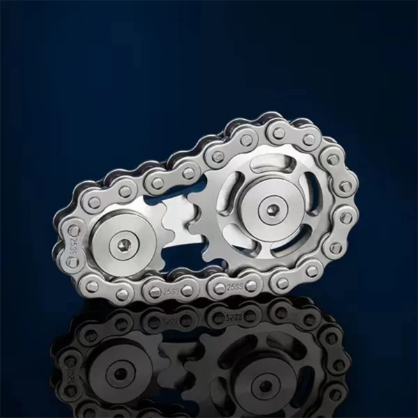 Chain Gear Stainless Steel Fidget Spinner Adult Metal Hand Spinner EDC Fidget Toys Focus ADHD Tool Office Stress Relief Toys