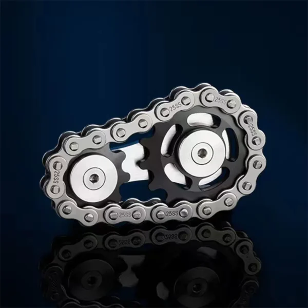 Chain Gear Stainless Steel Fidget Spinner Adult Metal Hand Spinner EDC Fidget Toys Focus ADHD Tool Office Stress Relief Toys