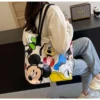 Disney Mickey Mouse Canvas Shoulder Bag - Iconic Design, Durable Material, Adjustable Strap | Perfect for School, Work & Outings