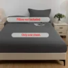 1PC waterproof soft skin frosting solid color bed cap dust cover Mattress cover sheet (pillow case and pillow core not included)