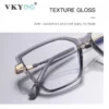 VICKY Simple Design Fashionable Large Frame Anti-Blue Light Glasses Women's Reading Glasses Customizable Prescription PFD2208