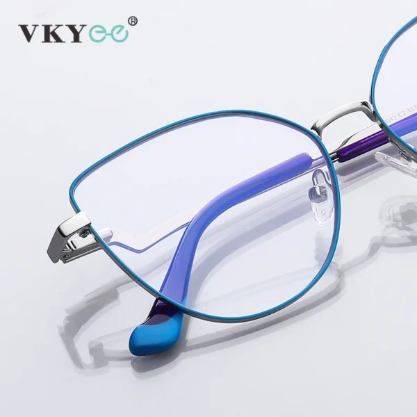 VICKY New Myopia Prescription Glasses Hyperopia Reading Glasses Anti Blue Light Computer Glasses Optical Eyeglasses Frame Women