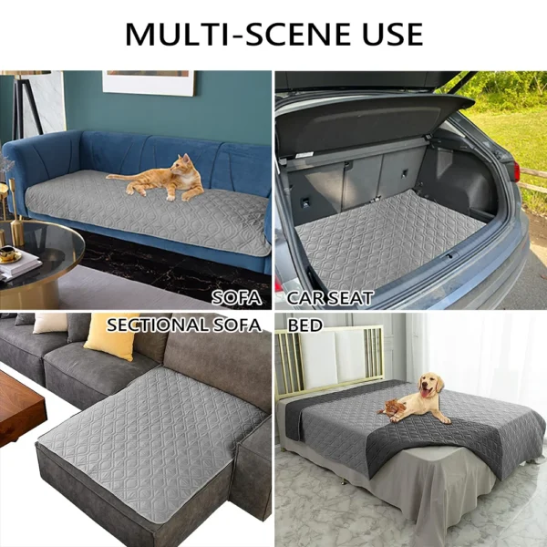 Waterproof Mattress Cover Washable Non-Slip Bed King&Queen Size Bed Sheet Cover Christmas Decor Bed Protector Mat Bedspread Pad