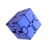 Metal Infinity Cube Anti Stress Aluminum Alloy Easy Play Office Flip Cubic Fidget Toy Gift for Kid Adults Autism Anxiety Relief