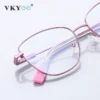 VICKY New Myopia Prescription Glasses Hyperopia Reading Glasses Women Anti Blue Light Computer Glasses Optical Eyeglasses Frame