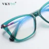 VICKY Usual Cat Eye Myopia Prescription Glasses Hyperopia Women Reading CR39 Anti Blue Light Optical Eyeglasses Frame PFD2127