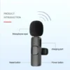 Wireless Lavalier Microphone - Noise Cancelling Mini Mic for iPhone, Android, Live Broadcast & Gaming | Audio & Video Recording