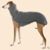 Greyhound Clothes, Dog Winter Coat Pajamas Onesies Turtleneck Stretch Greyhound Apparel Pet Clothes Coat Outfit for Medium, Lar