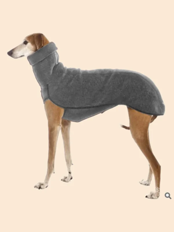 Greyhound Clothes, Dog Winter Coat Pajamas Onesies Turtleneck Stretch Greyhound Apparel Pet Clothes Coat Outfit for Medium, Lar