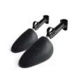 1pair Unisex Black Adjustable Plastic Shoe Trees, Pu Leather Shoe Lasts, Sports Shoe Shapers, Shoe Stretchers, Shoe Covers.