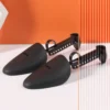 1 Pair Of Shoe Supports For Men Women Black Adjustable Wrinkle Resistant Plastic Lasts Sports Shaping Support Shoe Cover
