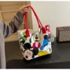 Disney Mickey Mouse Canvas Shoulder Bag - Iconic Design, Durable Material, Adjustable Strap | Perfect for School, Work & Outings