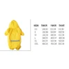 Pet Dog Raincoat Outdoor Puppy Pet Rainwear Reflective Hooded Waterproof Jacket Clothes for Dogs Cats Apparel Clothes Supplies