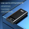 120W Fast Charging Power Bank 200000mAh Ultralarge Capacity Portable Digital Display External Battery For iPhone Samsung Huawei